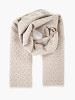 CALVIN KLEIN Шарф с шерстью, FRINGES TWO-TONE MONO MW SCARF