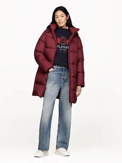 TOMMY HILFIGER Sieviešu ziemas jaka, DOWN CASUAL COAT