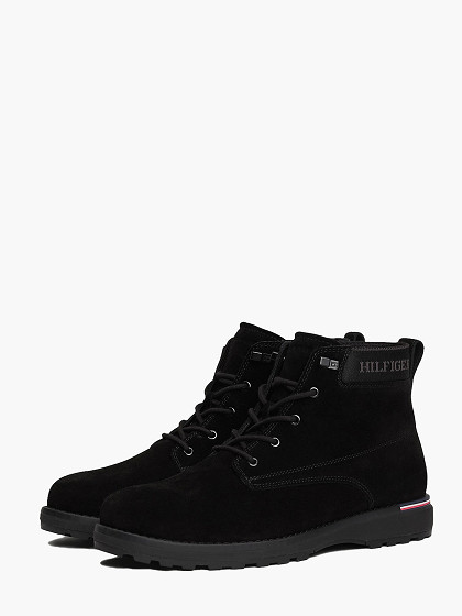 TOMMY HILFIGER Vīriešu zābaki, CORPORATE OUTDOOR SUEDE BOOT