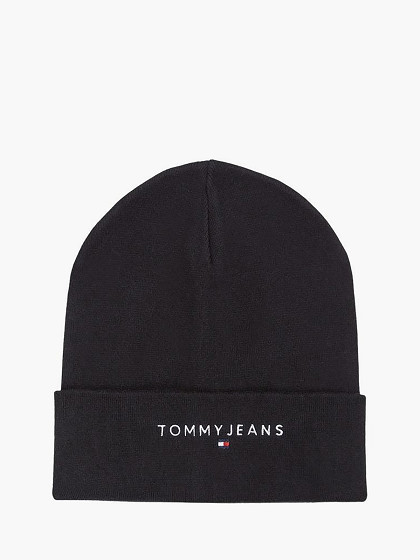 TOMMY JEANS Мужская шапка, LINEAR LOGO BEANIE