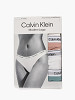 CALVIN KLEIN UNDERWEAR Sieviešu biksītes (stringi), 3 gab., THONG