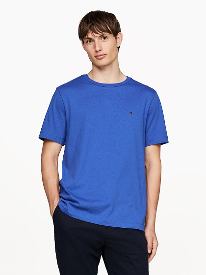 TOMMY HILFIGER Vīriešu krekls ar īsām piedurknēm, ESSENTIAL REG FIT HEATHER TEE