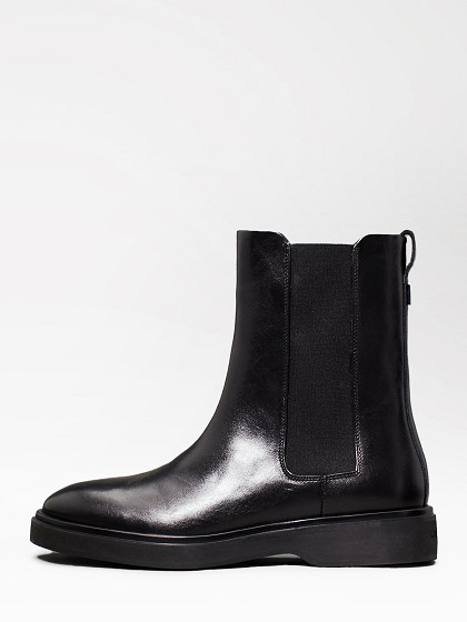 CALVIN KLEIN Sieviešu ādas apavi, FLAT CHELSEA BOOT LTH