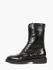 CALVIN KLEIN Sieviešu ādas apavi, FLAT MID LACE UP BOOT LTH