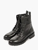 CALVIN KLEIN Sieviešu ādas apavi, COMBAT BOOT MID ZIP LTH IN CALF