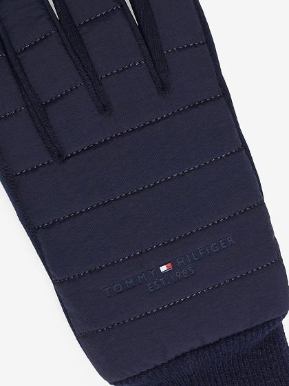 TOMMY HILFIGER Vīriešu cimdi, ESTABLISHED MIX NYLON GLOVES